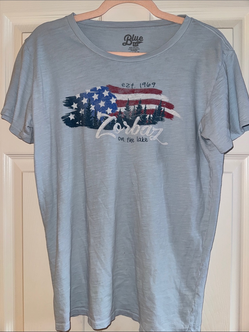 Blue 84 Light Blue Zorbaz Tee